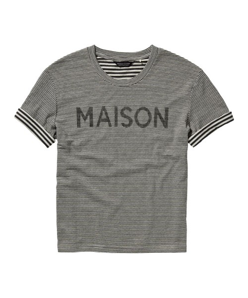 Maison Scotch Logo Tee New Silhouette