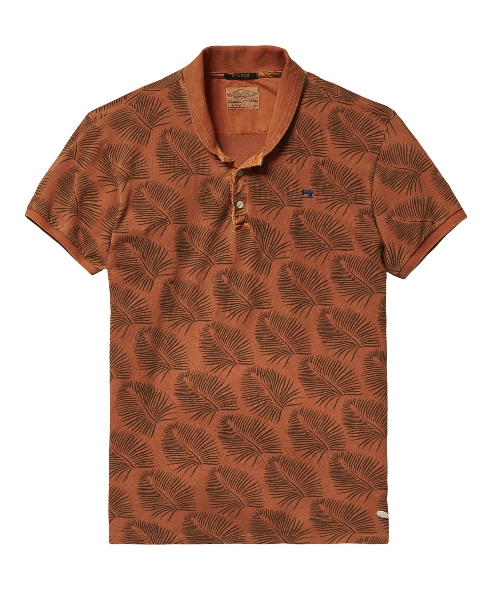 Scotch & Soda All-over printed garment dyed 