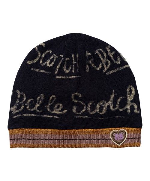 Scotch R'belle Alloverprinted knitted bonnet