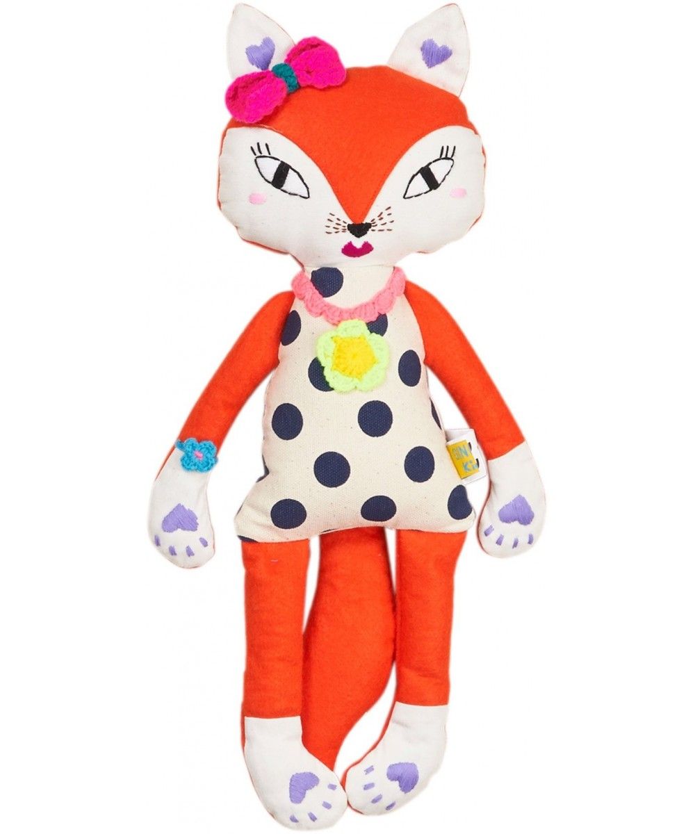 Eb & Vloed Fox soft toy girl