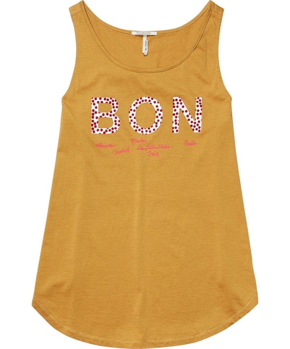 Maison Scotch French inspired tank top