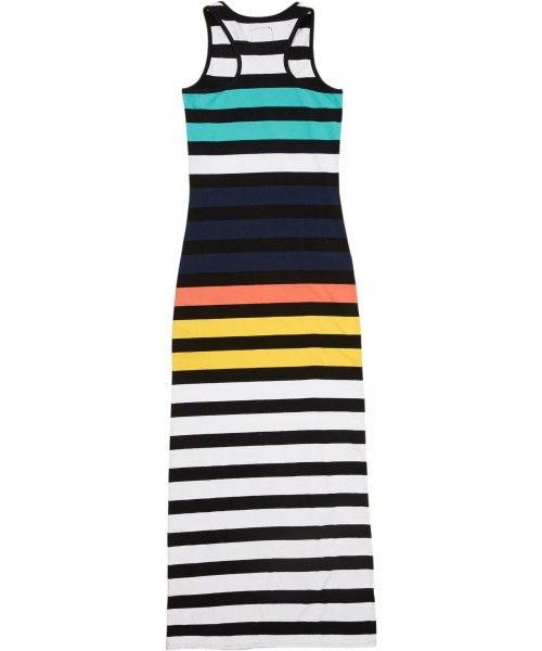 Superdry Core maxi stripe dress
