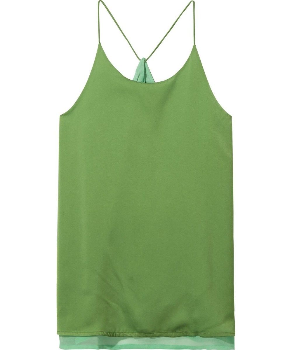 Maison Scotch Silky feel tank top with sheer