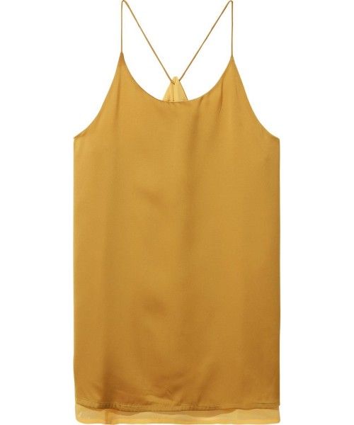 Maison Scotch Silky feel tank top with sheer