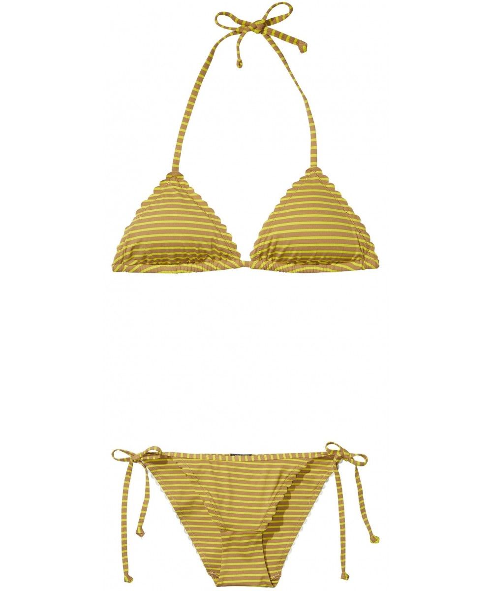 Maison Scotch Triangle bikini set with scall