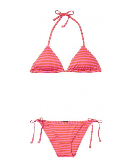 Maison Scotch Triangle bikini set with scall