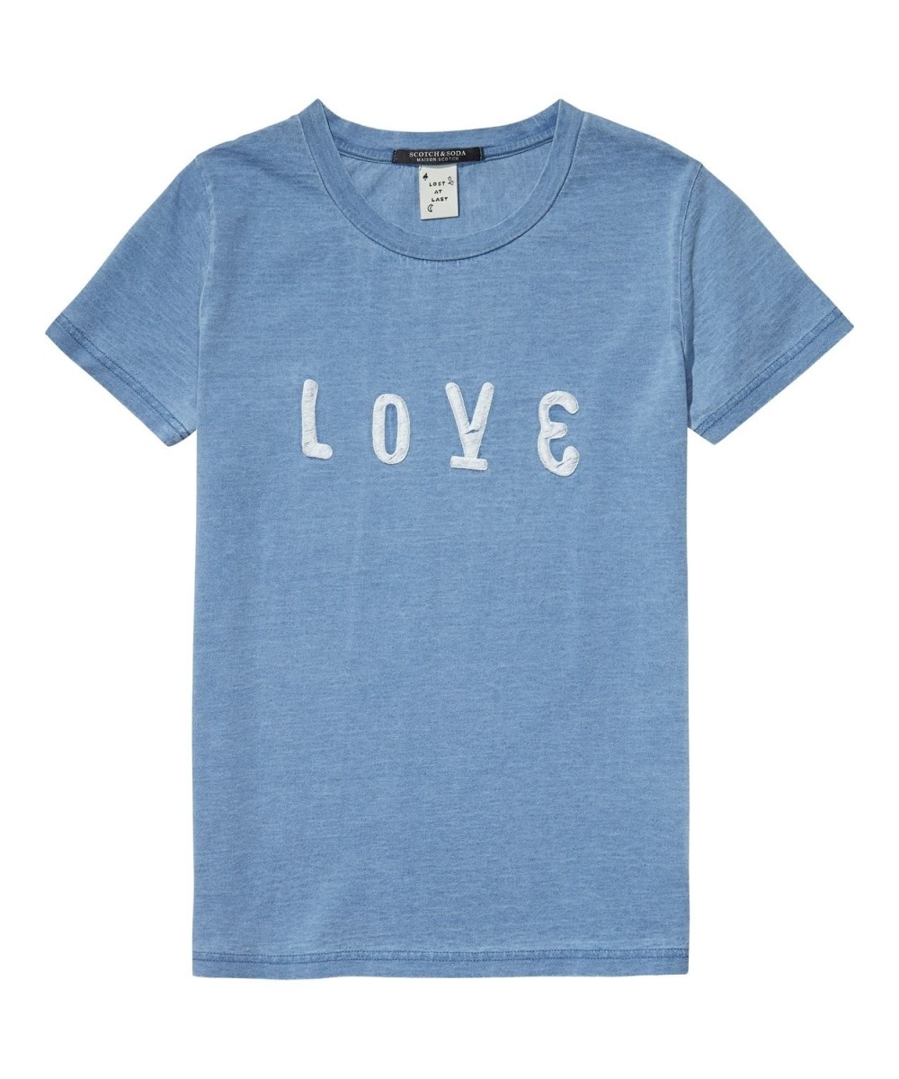 Maison Scotch Short sleeve tee with various