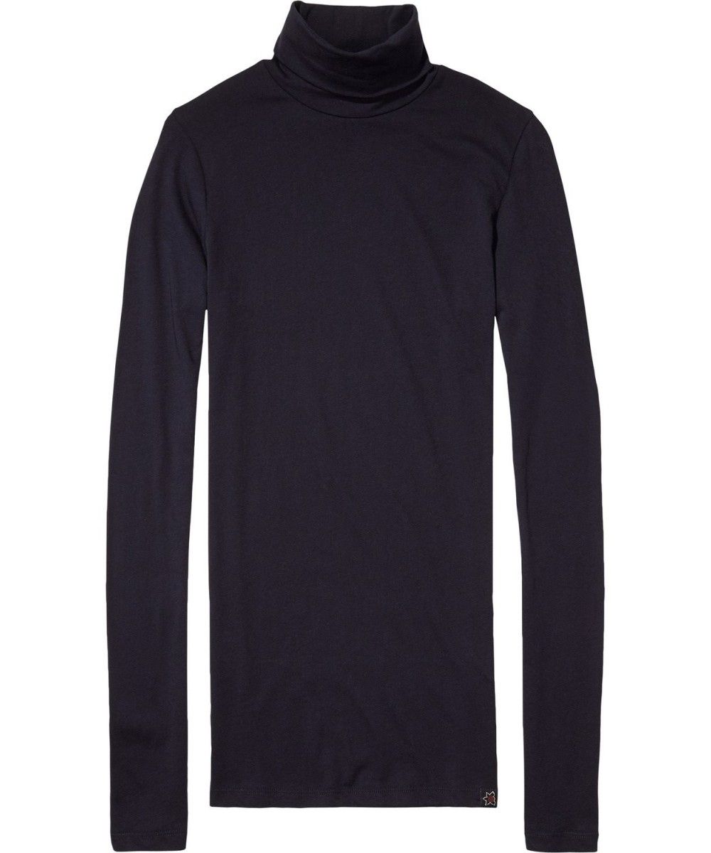 Maison Scotch Long Sleeve Fitted Turtle Neck