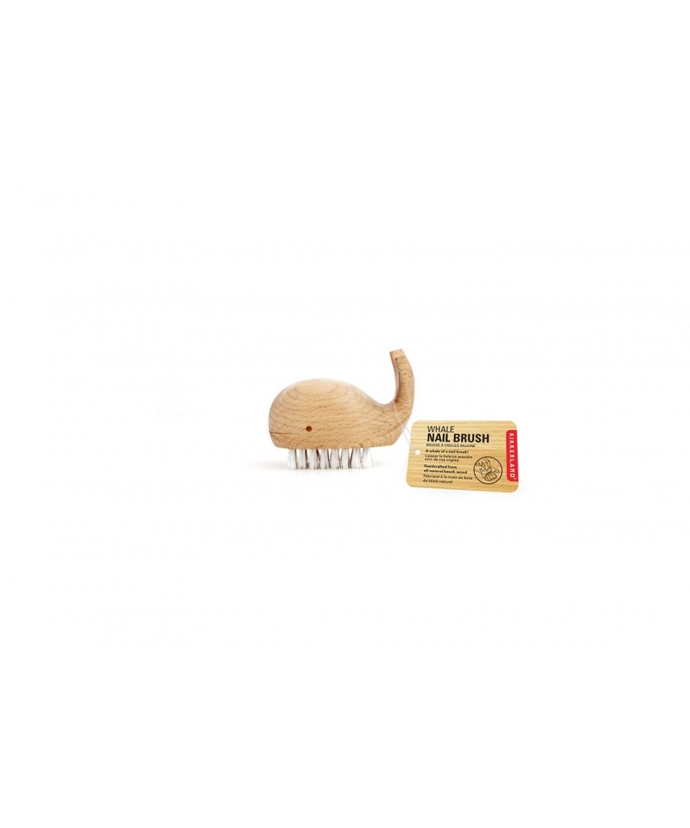 Eb & Vloed Wooden Whale Nail Brush