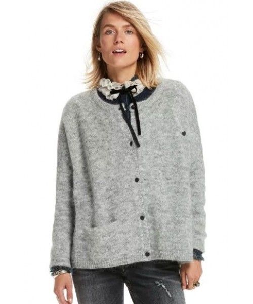 Maison Scotch Loose Fitted Cardigan