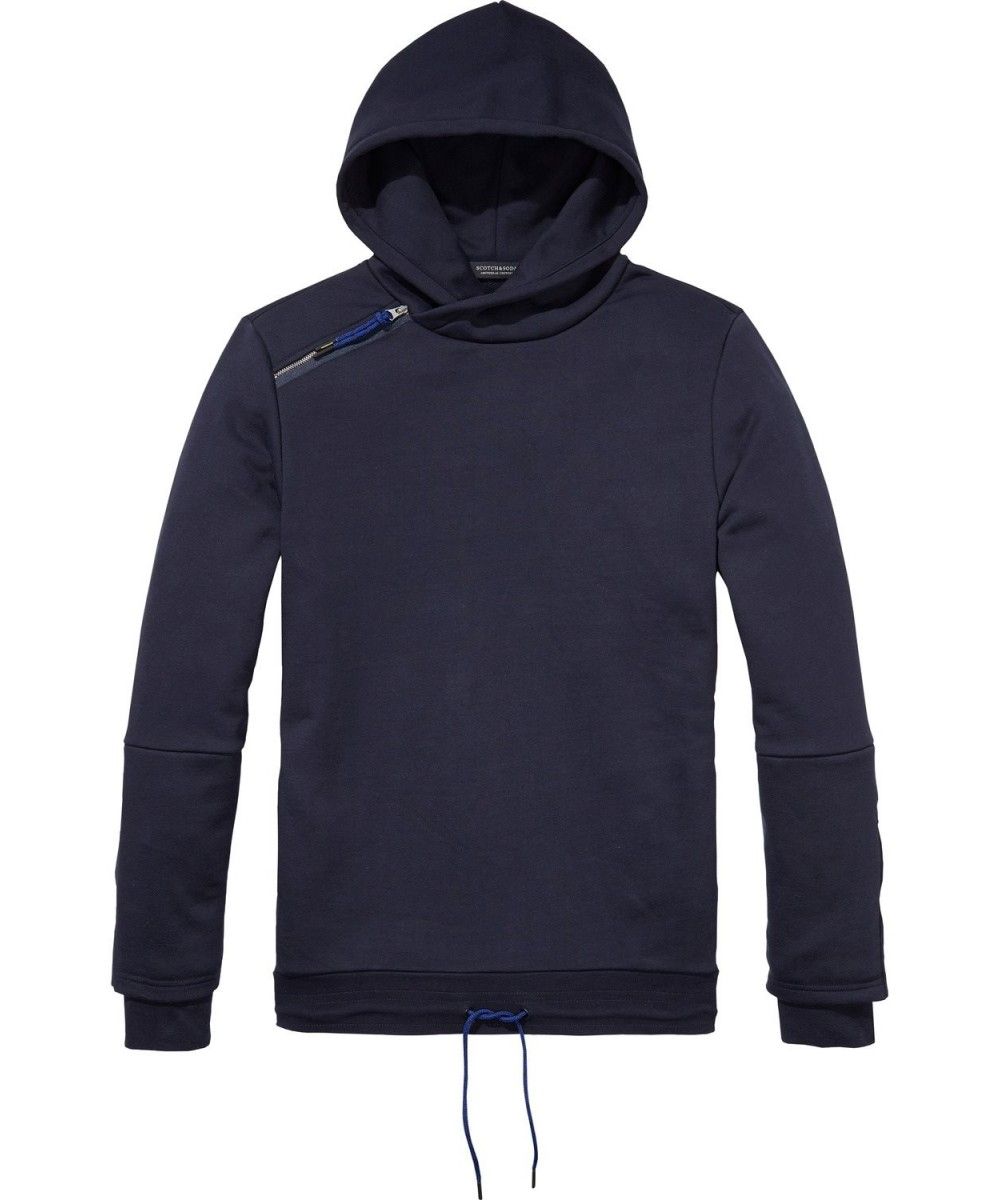 Scotch & Soda Hooded Sweat With Side Panel