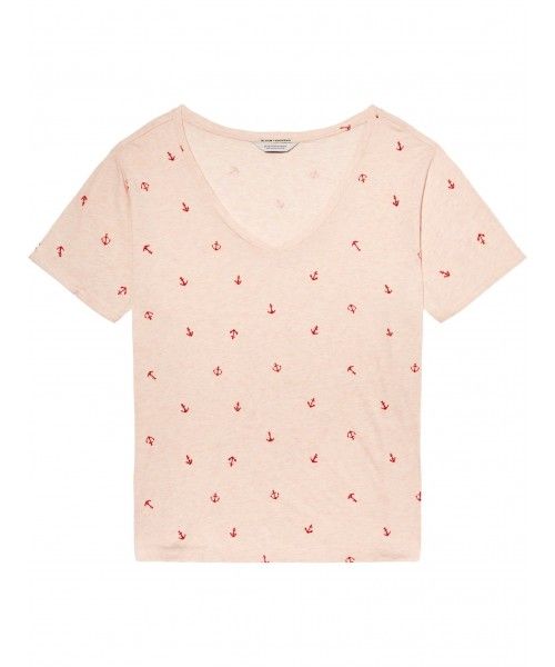 Maison Scotch Allover printed s/s tee