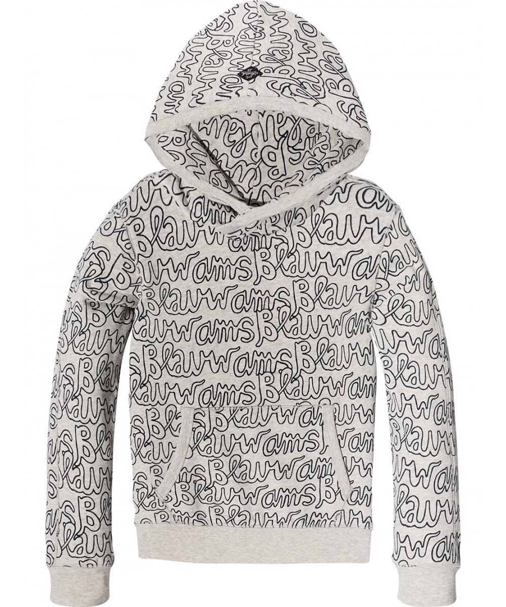 Scotch Shrunk Allover Printed Hooded Sweat