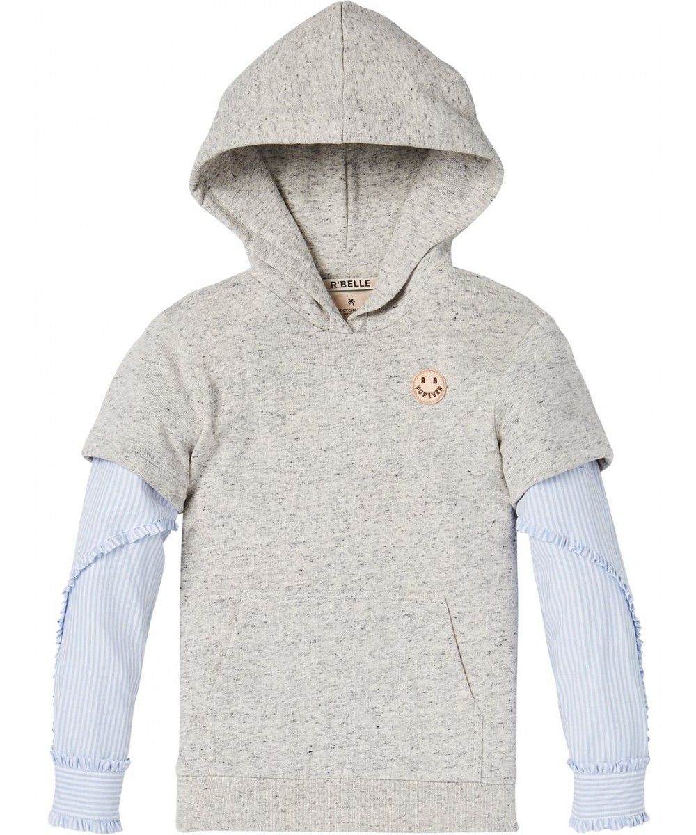Scotch R'belle Hoody With Woven Sleeves