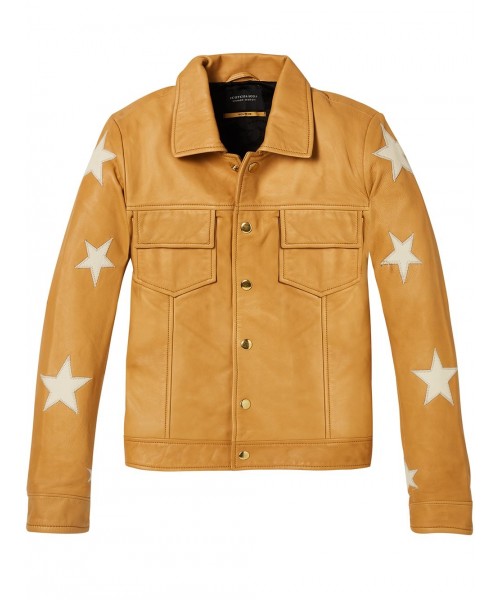 Medaille Certificaat Roestig Maison Scotch Leather jacket with press bij Eb & Vloed Lifestyle