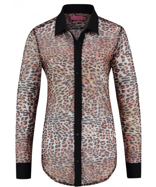 StudioAnneloes Poppy mesh leopard