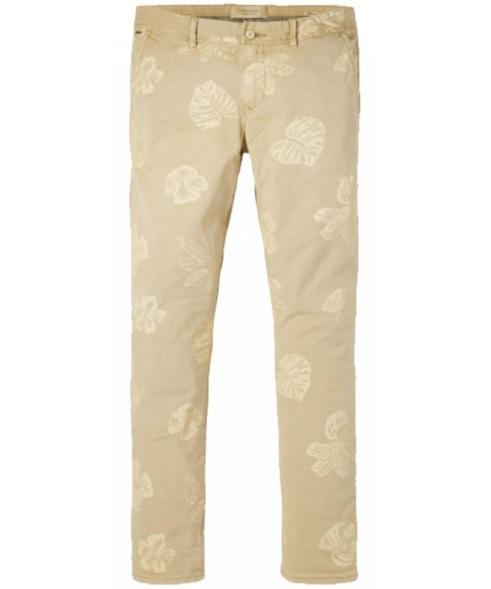 Scotch & Soda Garment dyed chino with allove