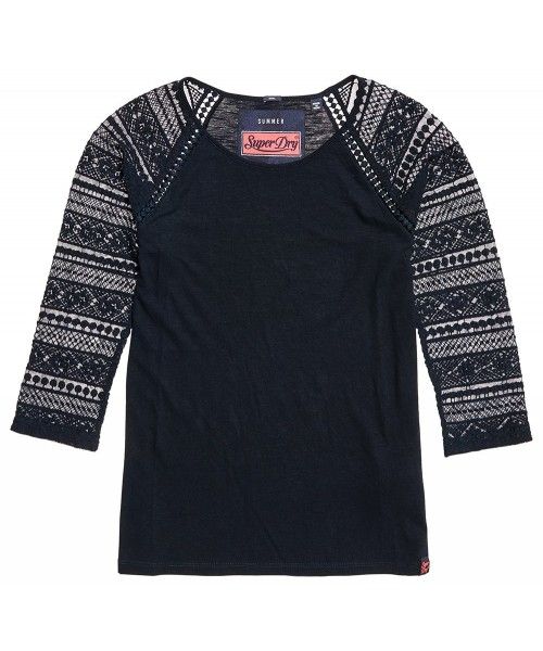 Superdry Embroidered l/s raglan top