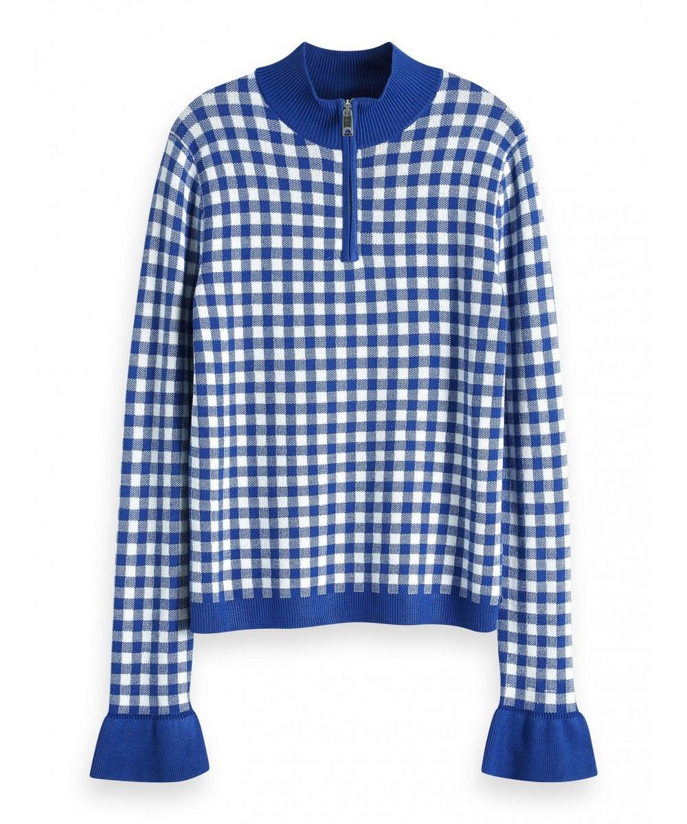 Maison Scotch High neck fitted pullover