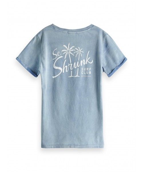 Scotch Shrunk Tee with artwork and washing