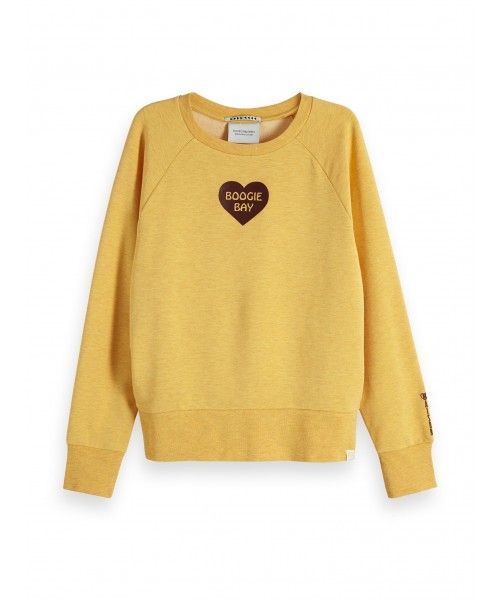Maison Scotch Relaxed fit sweat with rock