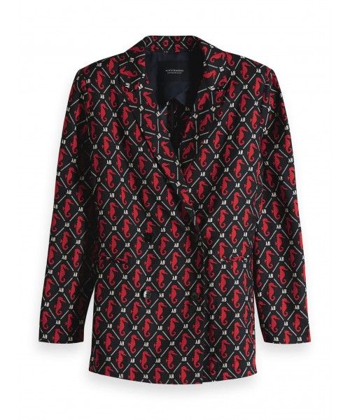 Maison Scotch Double breasted loose blazer