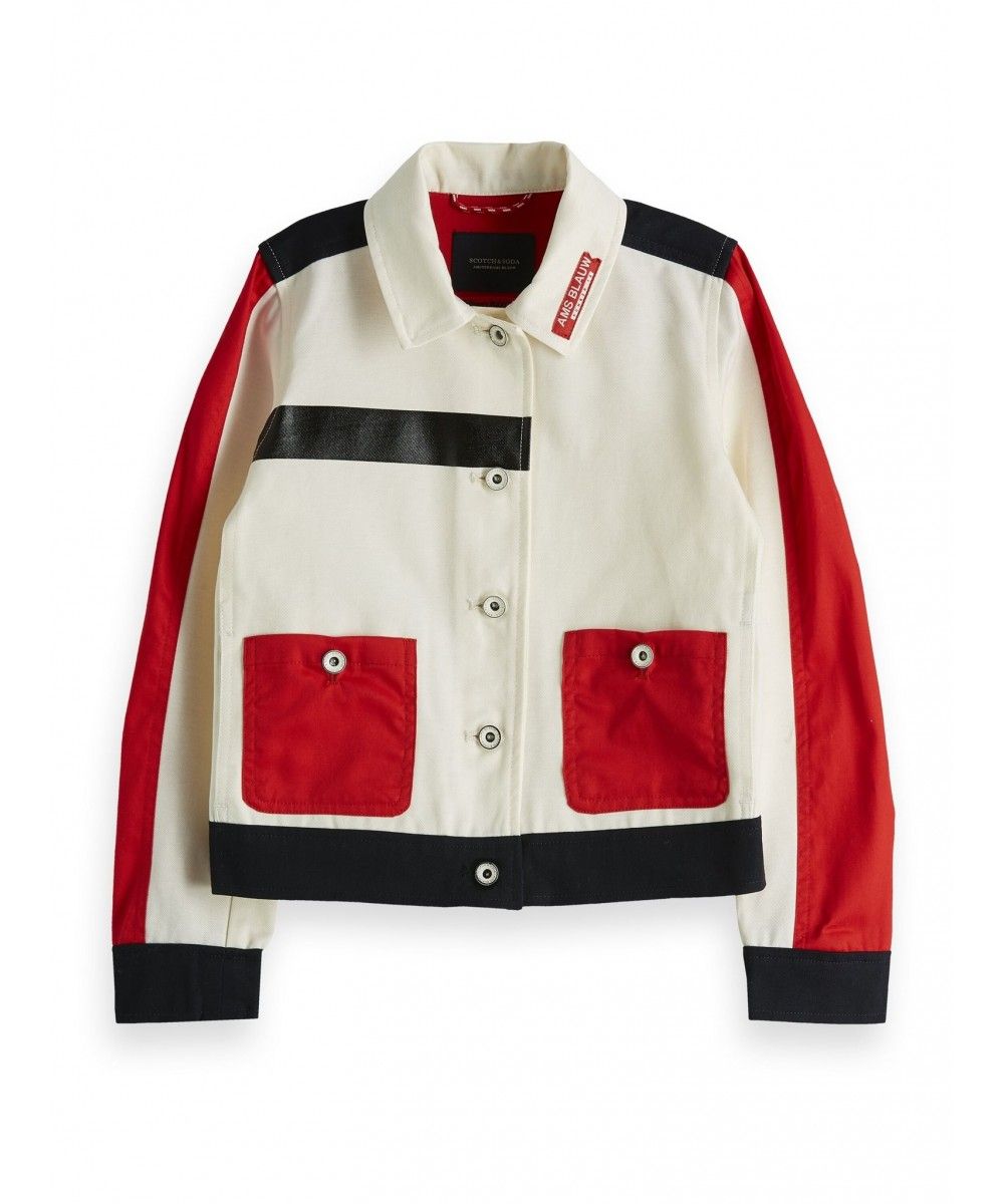 Scotch R'belle Colourblock workwear jacket
