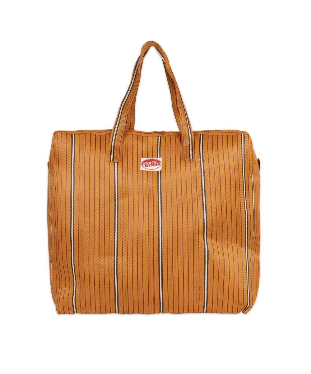 Eb & Vloed Travel BAG stripes Orange