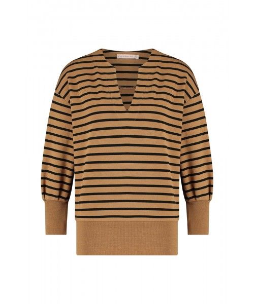 StudioAnneloes Jose stripe sweater