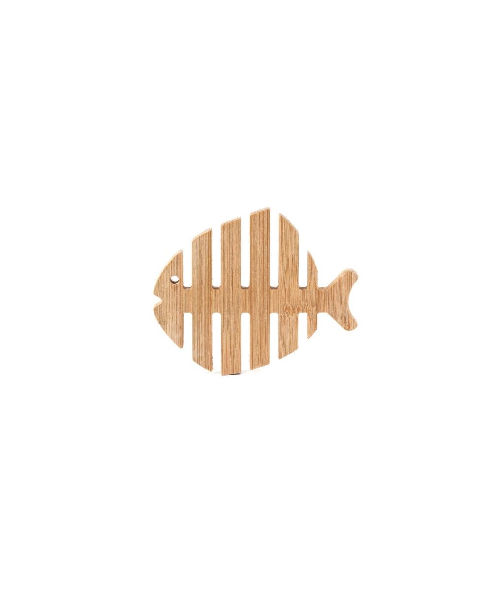 Eb & Vloed Bamboo Fish Coaster S/4