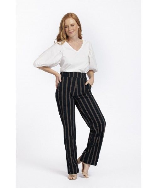 StudioAnneloes Rae stripe trousers